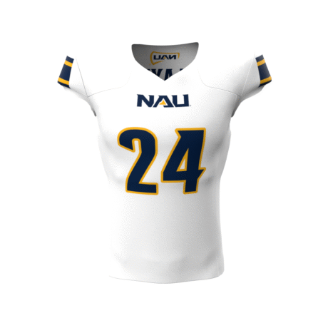 NAU Lumberjacks Football Pick-A-Player Replica Jersey White Front
