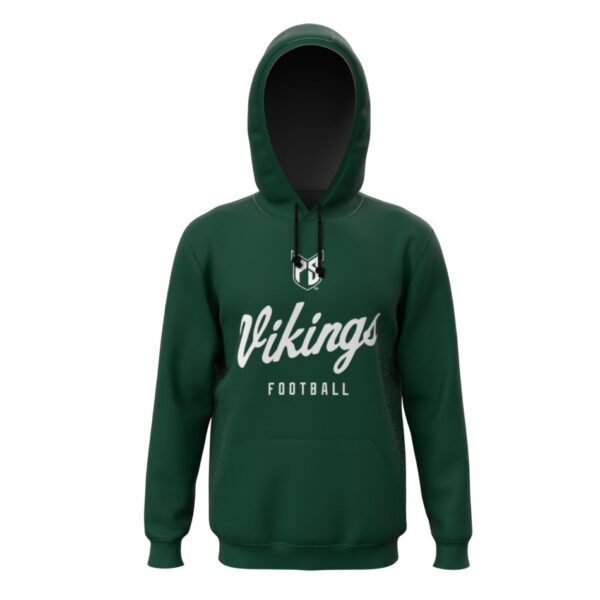 PSU Vikings Pick-A-Player Football Script Hoodie Green