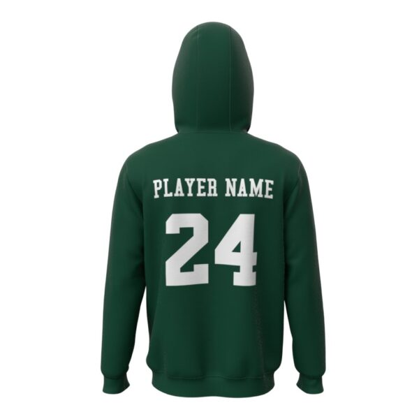 PSU Vikings Pick-A-Player Football Script Hoodie Green Back