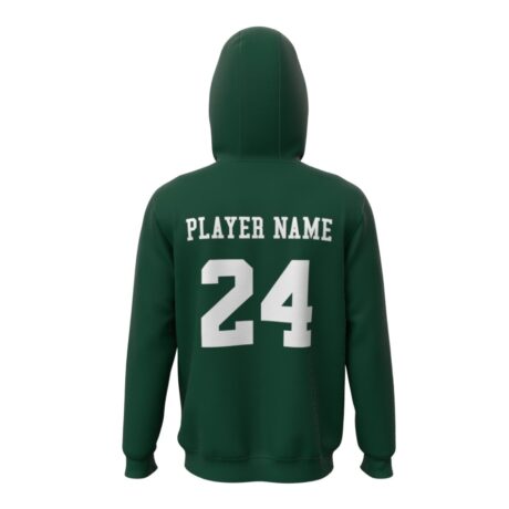 PSU Vikings Pick-A-Player Men's Women's Basketball Script Hoodie Green Back