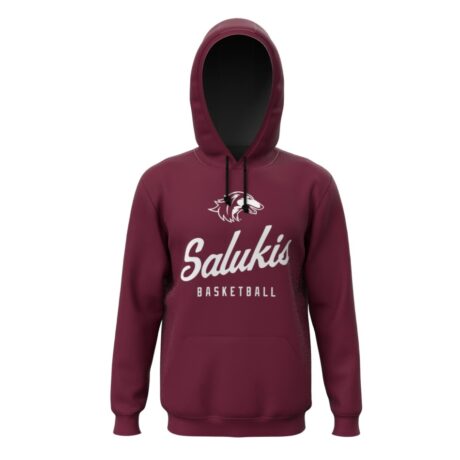 SIU Salukis Pick-A-Player Womens Mens Basketball Script Hoodie