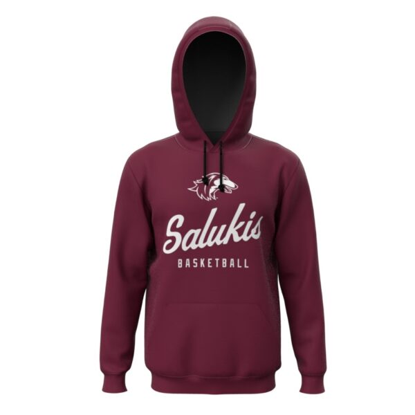 SIU Salukis Pick-A-Player Womens Mens Basketball Script Hoodie