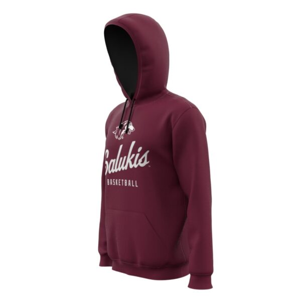 SIU Salukis Pick-A-Player Womens Mens Basketball Script Hoodie Side