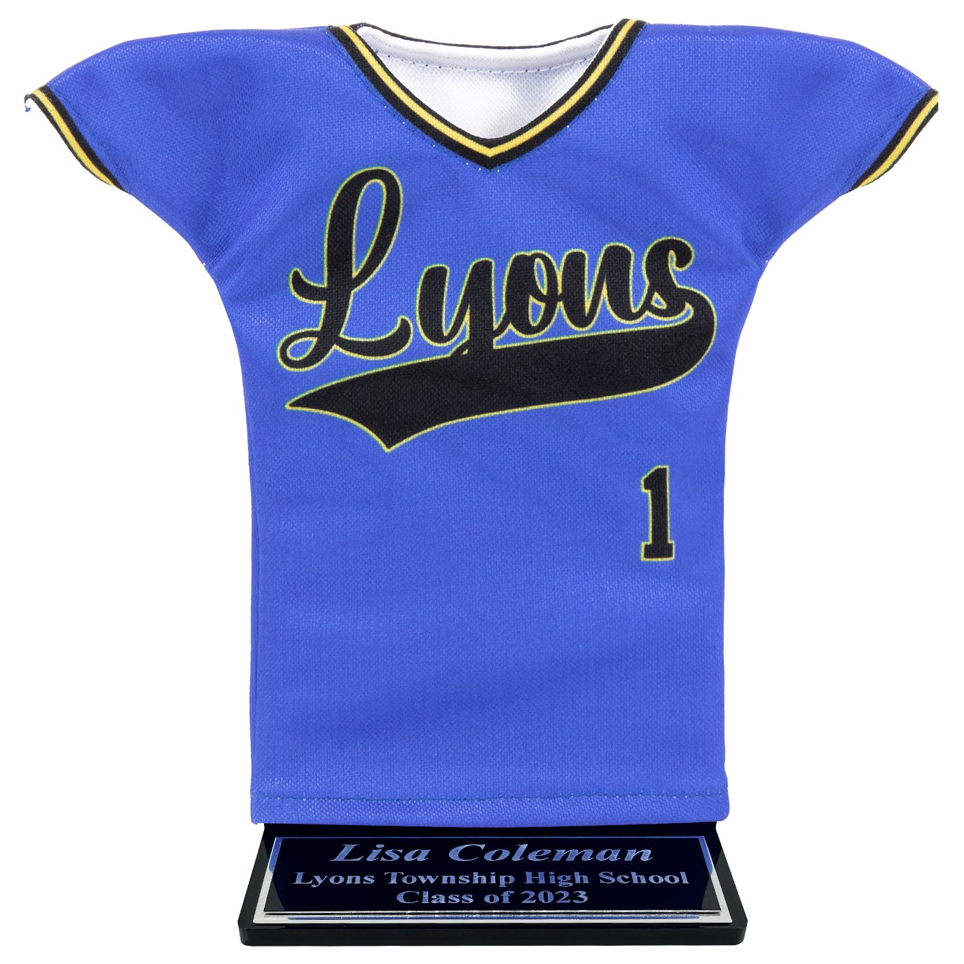 MiniJerzeys Custom Order Captain Plaque